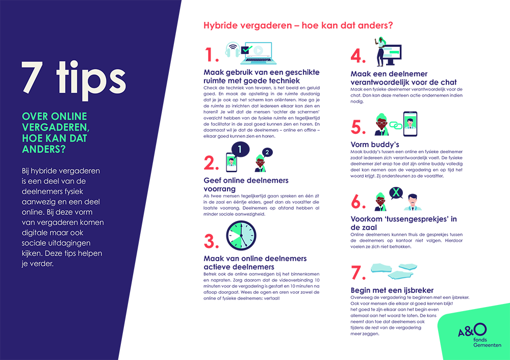 Hybridewerken 7 tips online vergaderen3