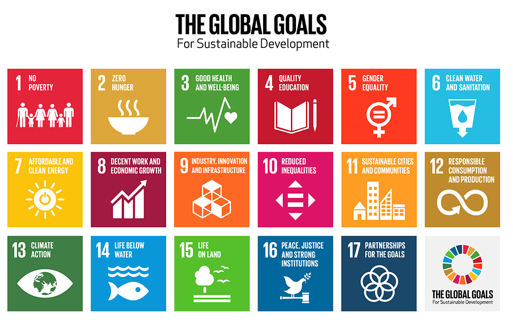 Impact fair the global goals grid color 1000