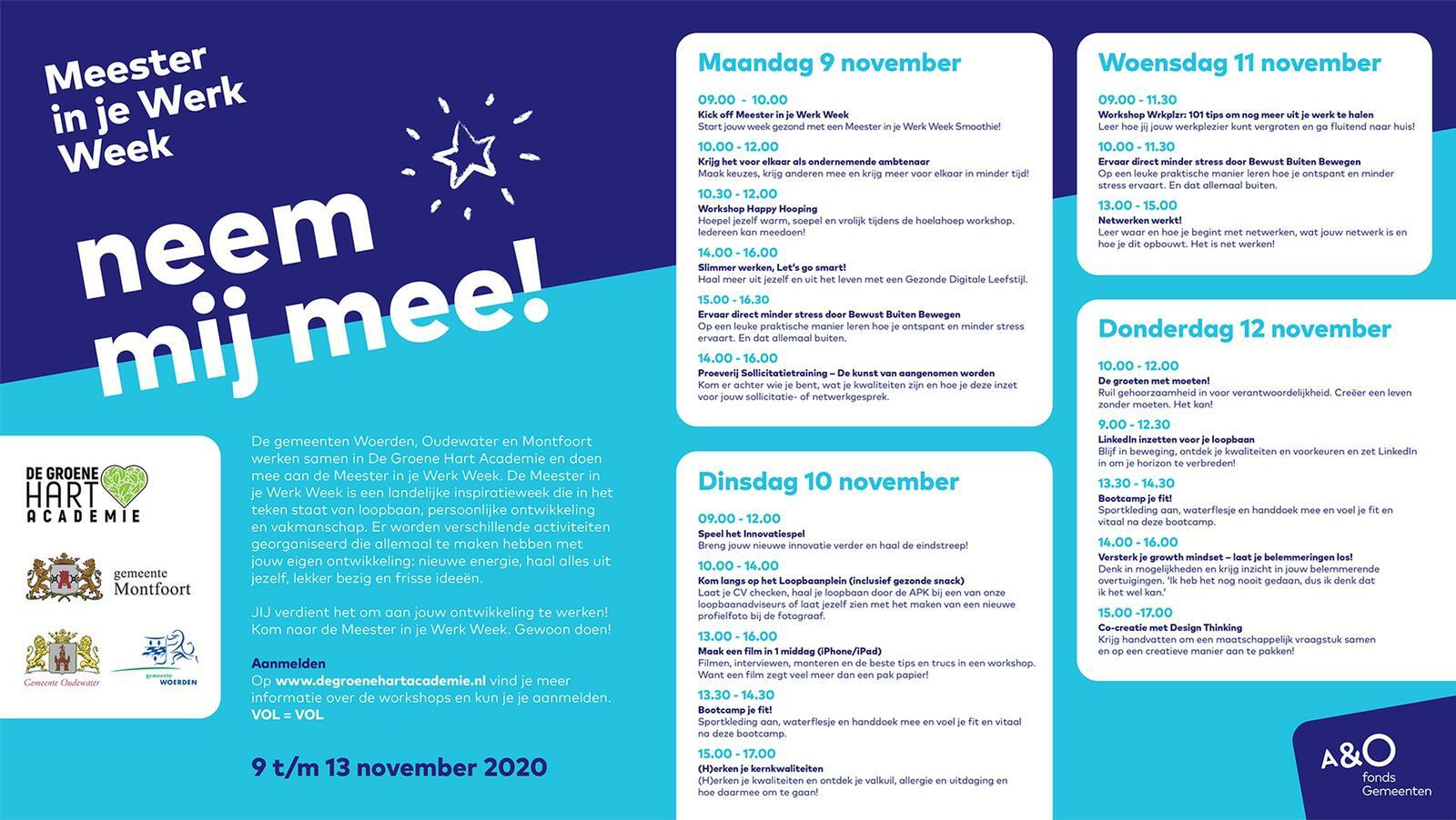 MIJWW 2020 - Menu Woerden MIJWW 2020 - Menu Woerden