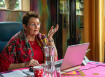 Thuiswerken Etten-Leur Dame achter laptop