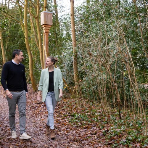 GGD Utrecht Danny Harnisch en Roanne Bernink wandelen