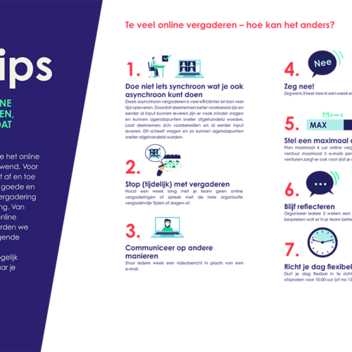Hybride werken 7 tips online vergaderen