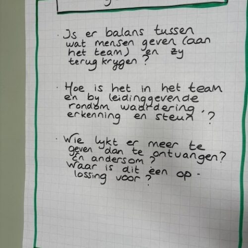 Sheet vragen bij geven en nemen 2
