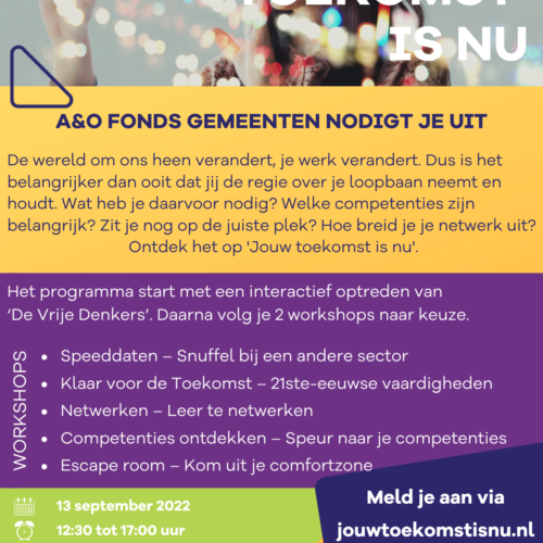 Jouw toekomst is nu september