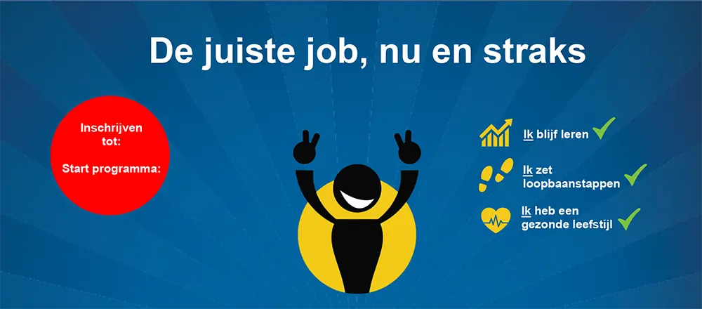 Handout De juiste job nu en straks update flyer 1000