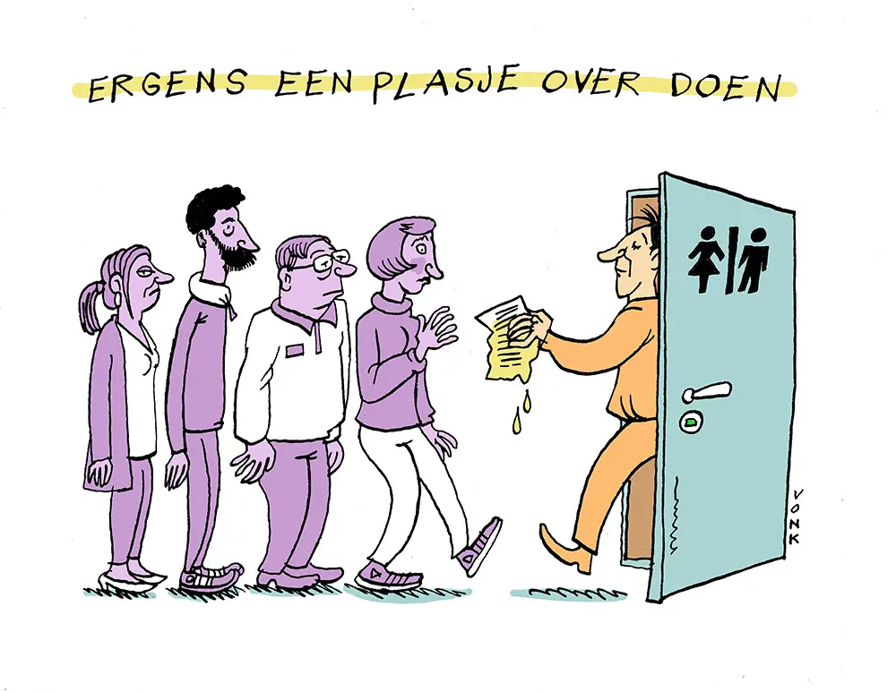 Cartoon berend vonk jeukwoord2024