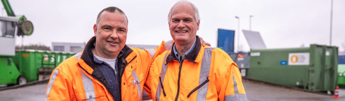 Twee mannen van buitendienst gemeente Westvoorne