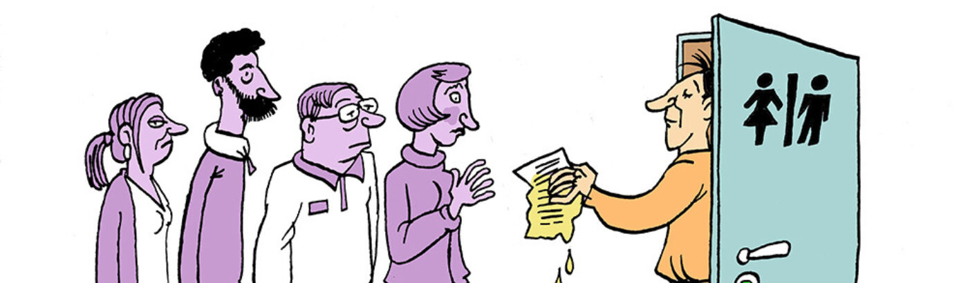 Cartoon berend vonk jeukwoord2024