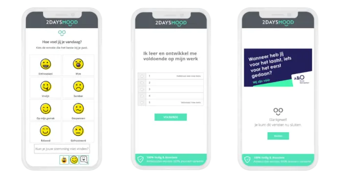 BRUIS meter Aen O vitaliteit 2 DAYSMOOD smartphone NL