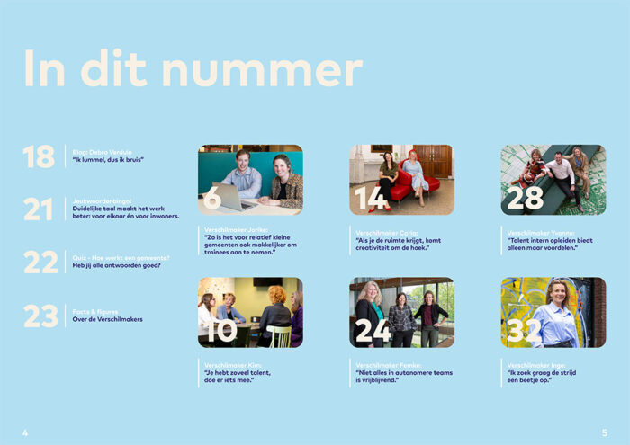 Verschilmakers Magazine 2025 inhoud 1400