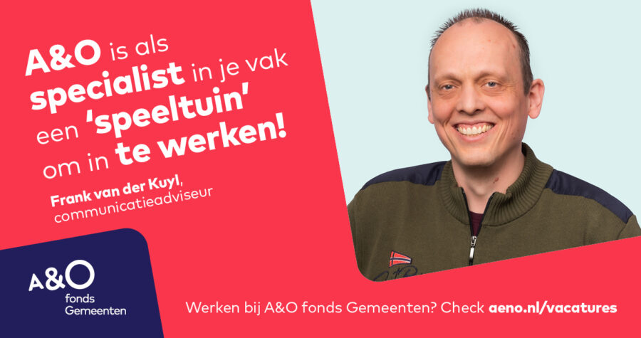 AO fonds Gemeenten Vacature Communicatieadviseur